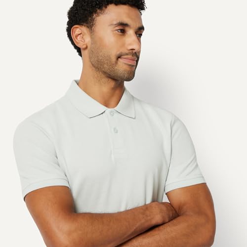 Image of Amazon Essentials Men's Slim-Fit Short-Sleeve Cotton Pique Polo Shirt