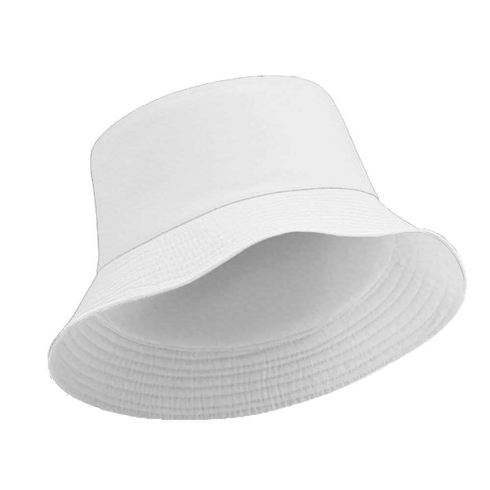 Bucket Hat for Men Women Sun Hat Beach Travel Fishing Hat Double Side Wear