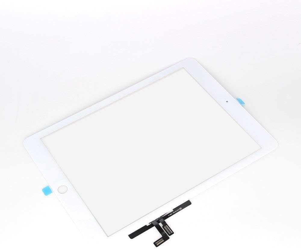 T Phael White Digitizer Repair Kit for 2017 iPad 9.7 A1822, A1823 / iPad 5 iPad Air 1st Touch Screen Digitizer Replacement (Without Home Button) with Tools + PreInstalled Adhesive