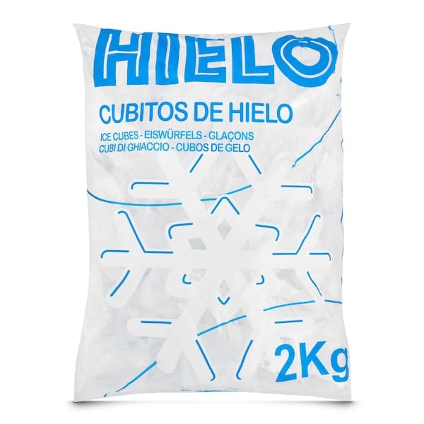 Hielo en cubitos bolsa 2 Kg