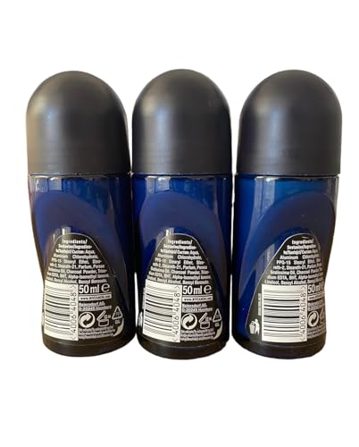 NIVEA MEN DEEP Darkwood Roll-On Anti-Perspirant, 50 ml, Pack of 3 - image 3
