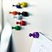 Assorted Colorful Push Pin Magnets - Small Pawn, Tumb Tacks for Refrigerator, Clear Whiteboard & Chalkboard, Multicolor Classroom Markerboard, Office Use