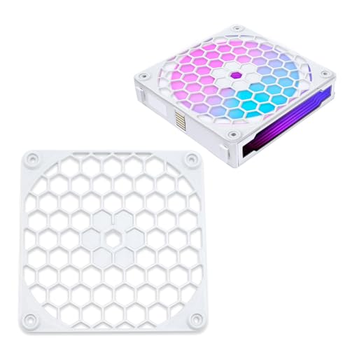 Rejilla para ventilador ARGB 120mm compatible con Noctua rejilla de panal negra para CPU PC