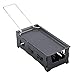 KSTE Raclette Grill Portatile antiaderenti Formaggio Raclette, Rotaster Teglia Stufa Set Home Kitchen Grilling Tool.