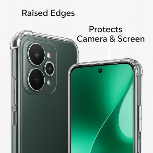 Image of for Realme 15 Pro Case | Transparent Shockproof Protective Cover | Slim Fit, Anti-Scratch, Crystal Clear Bumper for Realme 15 Pro