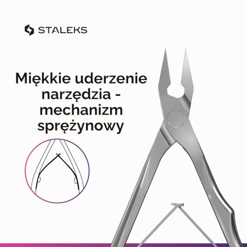 Szczypce do skórek Staleks (długość ostrza 12 mm) NE-61-12