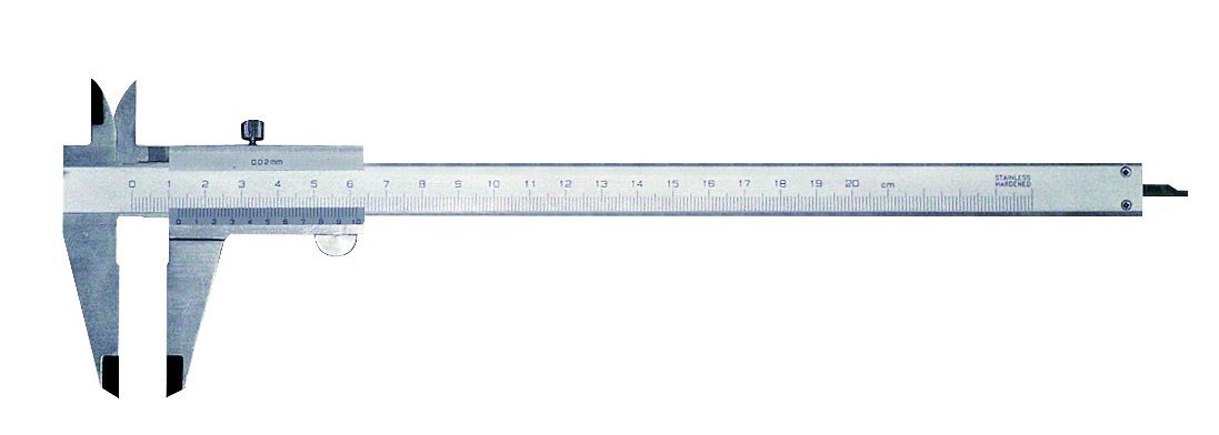 Calibro In Acciaio Inox 0-200 Mm - Precisione 1/20 Mm | Scala Cromata E Bloccaggio A Leva - Foto 5