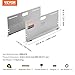 VEVOR Wheel Alignment Tool, 2-Pack Alignment Tool Toe Plates, Stainless Steel Toe Angle Measurement Tool Plate, 4 Alignment Rods and Magnetic Slots, Includes Measuring Tapes & Conversion Chart