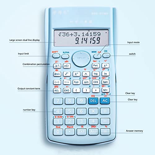 Calculadora electrónica de 12 dígitos portátil para superar exámenes de nivel secundaria 3