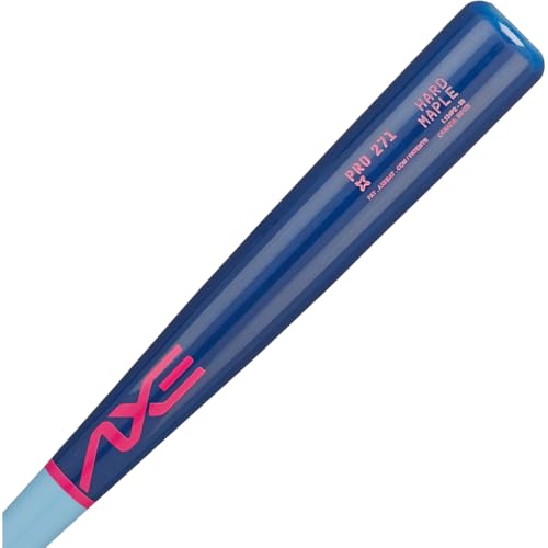 Axe | Pro Series Maple Wood Bat | Speed 271 Turn | Axe Handle (Velvet Sky, 33