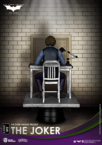 Beast Kingdom The Dark Knight Trilogy: The Joker Ds-092 D-Stage 6 Inch Statue, Multicolor #TOP6