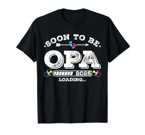 Presto sarà Opa 2025 Caricamento per l'annuncio di gravidanza Maglietta