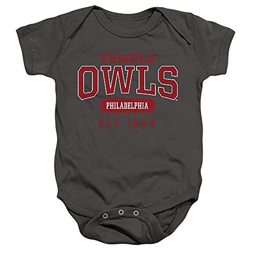 Temple University Official Est. Date Unisex Infant Snap Suit for Baby