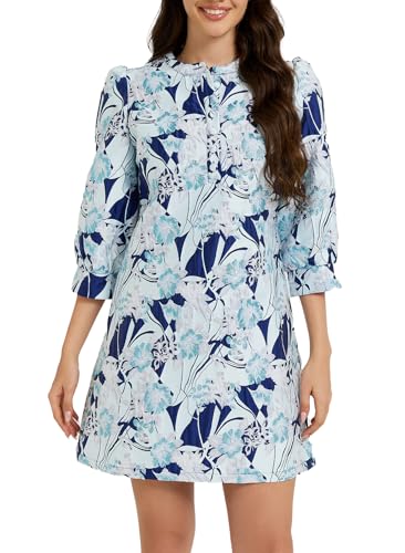 Image of Ladyful Women's Floral Jacquard Dress Cocktail Mini Shift Dresses