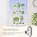 Lifewit 3-Tier Window Plant Shelves 15 inch, Acrylic Adjustable Hanging Floating Shelf, Window Sill Extender for Indoor Succulent Plants, Micro Greens, Seed Starter Pots, Herb Planters
