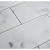 Simple Tile - 5 Sheets Marble Mosaic Tile for Kitchen Backsplash, Bath Tub Surroundings, Bathroom Shower Floor Etc, 2"X4" Big Brick, Polished (Set of 5 Sheets, CWMM0204 - Carrara White)