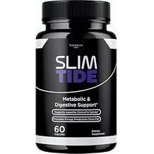 Slim Tide Capsules - Official SlimTide Supplement, Premium Formula, Natural Vitamins for Health & Wellness - 60 Capsules for 1 Month