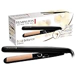 Remington Hair Straightener [Shine & Softness] Shine (Ceramic, Even Heat, Ultra Fast Ready in 15 Seconds Variable Temperature 150-230°C, Rotating Cord) Hair Straightener S6308