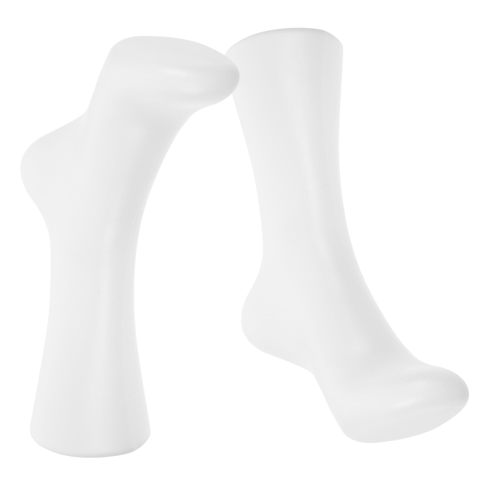 SKISUNO 2pcs Female Shoe Filler Foot Model Display Mannequin for Socks and Shoes Support Realistic Plastic Design for Sock Storage and Display for Women Footwear Showcase