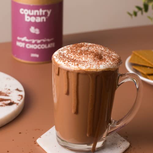 Image of Country Bean Classic and Cappuccino Hot Chocolate | Combo Pack)(200g x 2) | Enjoy hot or cold