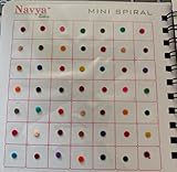 Multicolor Mehroon Red Plain Bindis Smallest Size:- 9 Number Pack of 300 Bindi for All Occassions