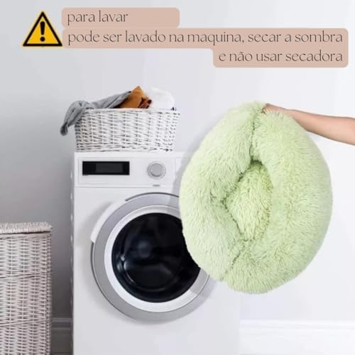 CAMINHA DONUT NUVEM PET PELUCIA G REDONDA CAMA PELUCIADA NINHO CASINHA CASA COLCHONETE Cachorros E G