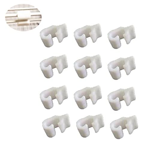 NentMent 12 Pack Rabbit Cage Wire Crate Door Lock Buckle Connector Latches Clamp for Cat Dog Pet Cages Buckles Fence Fixing Clip DIY Reinforced Combine Snap Splicing Organizer Cover