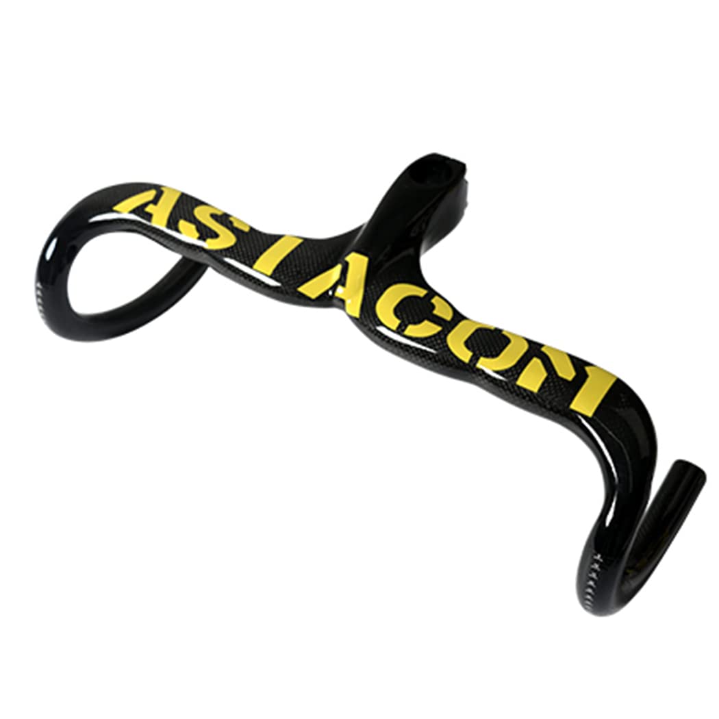 3k艶/ロードバイク超軽量カーボンステム一体ドロップハンドル420x90mm ロードバイク ハンドル 一体型 ステム80/90/100mmカーボン