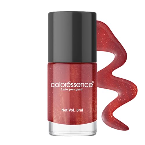 Image of Coloressence Cute Coats Long Lasting Nail Paint | Chip Resistant | Quick Dry | One Swipe Application | Toxin Free|Apricot Orange -6ml