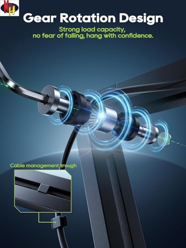 Image of kh Microphone Arm stand, 83cm long, Ratable 360,Premium light weight & slick design height & position adjustable Suspension Boom Scissor stand for Live Streaming, Gaming, Podcasting
