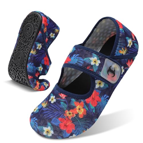 Image of Water Shoes for Women Men Barefoot Beach Swim Aqua Socks Summer Wide Slides Sandals Quick Dry Pool River Sea Sock Shoes