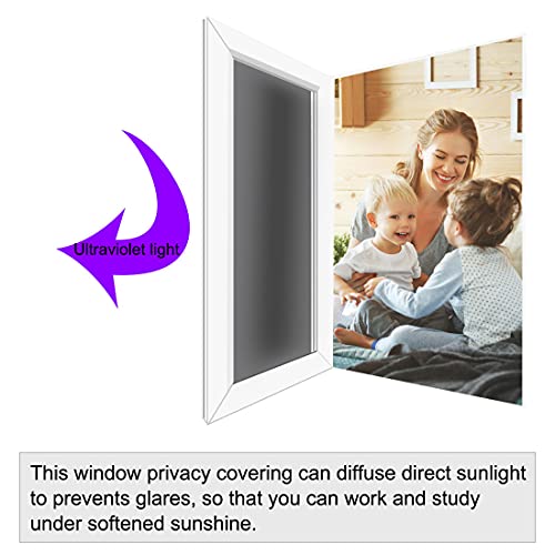 uxcell filme de ventana PET negro 23.6 x 78.7 in miniatura 3