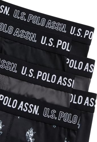 U.S. Polo Assn. Mens Boxer Briefs - 6 Pack Moisture Wicking Performance Mens Underwear Boxers with Contour Pouch (S-XL)3