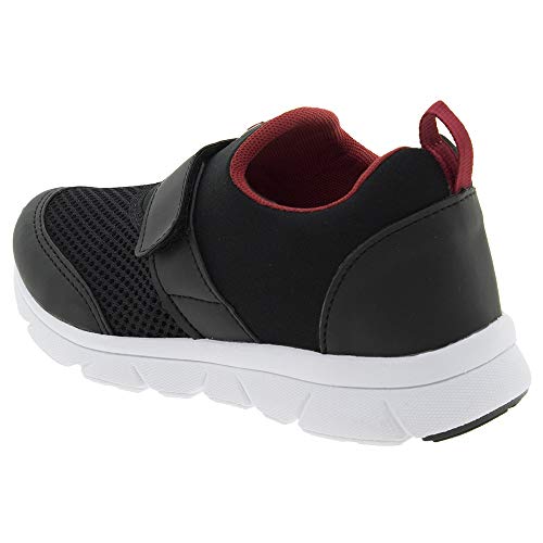 Tênis Infantil Masculino Preto/Vermelho Via Vip - VV1020