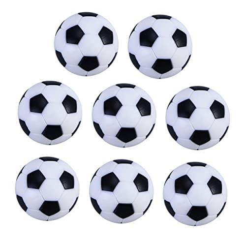 Abaodam 8Pcs Replacement Footballs for Table Soccer Diameter Balls for Tabletop Football Game Accessory for Casual and Competitive Play