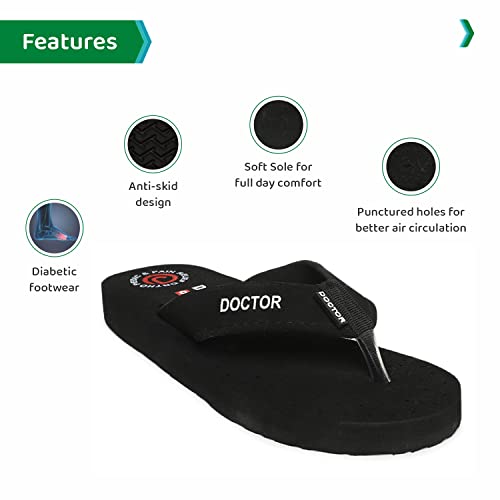 Image of ORTHO JOY Extra Soft Doctor Ortho Slippers for men /Comfortable Slippers for men