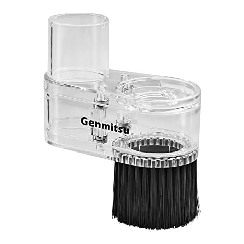 Genmitsu CNC Dust Shoe ABS Cover Cleaner for 3018 Series CNC Router/CNC Machines with a 42mm Diameter Motor, Hose Adapter Outer Diameter 38mm (1.26″), Transparent Cover