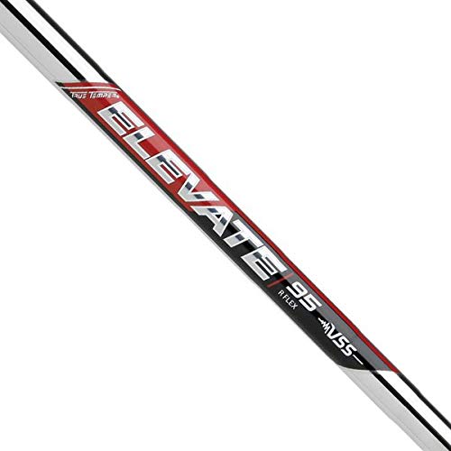 TRUE TEMPER Elevate 95 VSS R300 Regular Flex Steel Iron Shaft - .370 Parallel Tip (R300 Regular)