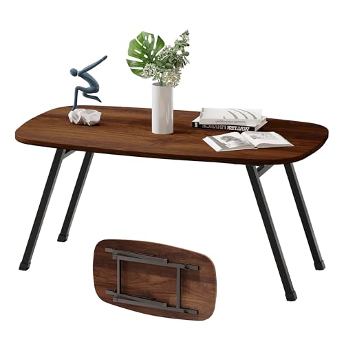 MUZERUL Folding Coffee Table,Modern Foldable Coffee...