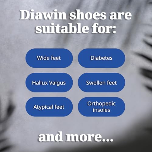 diawin Wide Shoes for Men & Women – Extra Depth Walking Shoes with Wide Toe Box for Swollen Feet, Hallux, Arthritis, and Diabetic Needs – Durable Genuine Leather for Comfort4