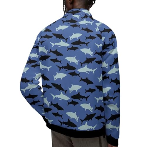 Image of Men's Lightweight Jackets Casual Full Zip Fleece Jacket Men Coats Fashion Long Sleeve Sweatshirt