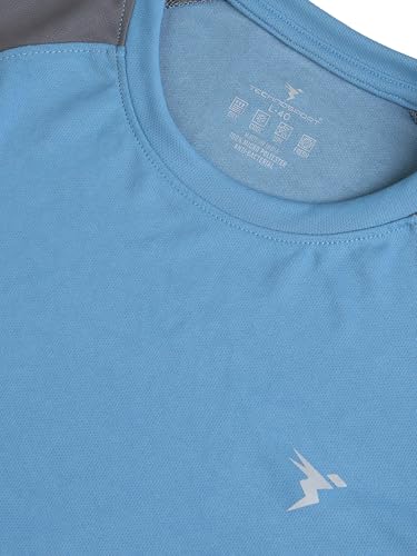 Image of TECHNOSPORT Men's Polyester Slim Fit T-Shirt Active - (MTP621-P) Pack of 1