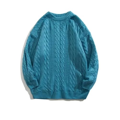 Mokkpeq Men's Thick Warm Fall Winter Sweater Loose Fit Crewneck Long Sleeve Knit Pullover4