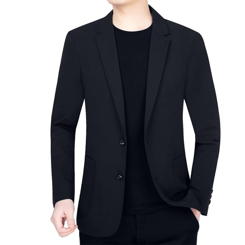 Casual Blazers Mens Blazers Slim Fit Casual Sport Coat Two Button Business Suit Jacket Solid Tuxedo Western Sport Coats