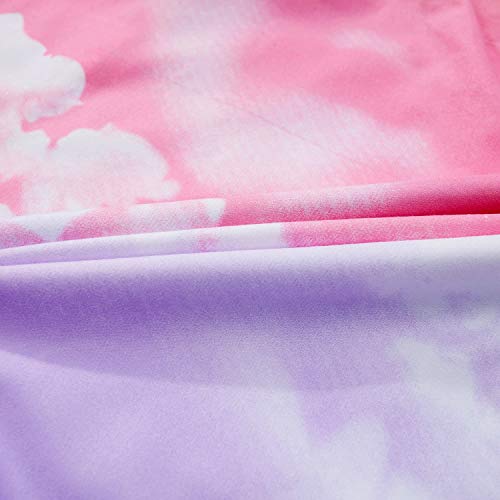 Mengersi Pillow Bed Floor Lounger Cover For Kids, Floor Pillow Case Bed Cover, Rainbow Kids Cot For Nap, Tv Time, Reading,Requires 5 Pillows (Pillows Not Included),Queen, Pink And Skyblue #TOP7