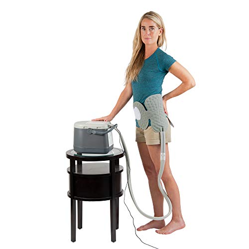 Ossur Cold Rush Compact Therapy Machine System with Left Hip Pad - Ergonomic Ice Machine, Adjustable Wrap - Quiet, Lightweight Cryotherapy Freeze Kit - Ice Pack for Hip Replacement Surgery