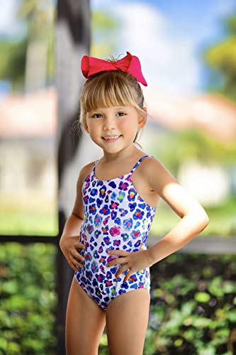 Idgreatim Girls Leopard Swimsuits One Peice 3D Print Novelty Beach Swimwear Bathing Suit 7-8 Years #TOP1