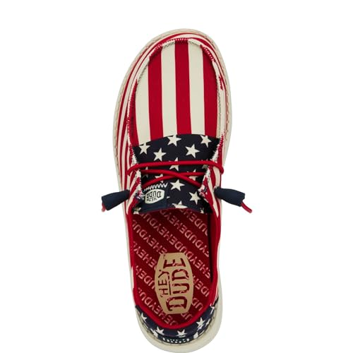 Image of HEYDUDE Womens Wendy Patriotic