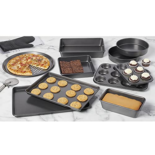 Oneida Select 10 Piece Nonstick Metal Bakeware Set, High-Performance & Dishwasher Safe,Silver #TOP1
