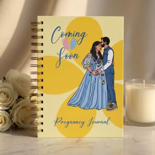 Image of Pregnancy Journal for Pregnant Women - 40-Week Bump Tracker & Memory Book with Stickers | Guided Pregnancy Planner with Prompts, Milestone Pages & Hardcover Keepsake | Gift for Expecting Moms (coming soon)